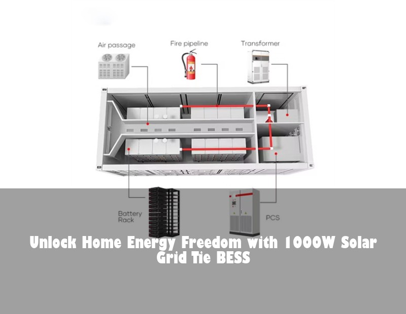 Unlock Home Energy Freedom with 1000W Solar Grid Tie BESS