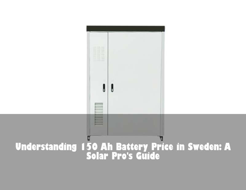 Understanding 150 Ah Battery Price in Sweden: A Solar Pro's Guide | Huijue Bess