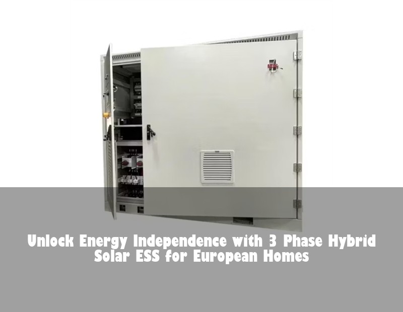Unlock Energy Independence with 3 Phase Hybrid Solar ESS for European Homes | Huijue Bess