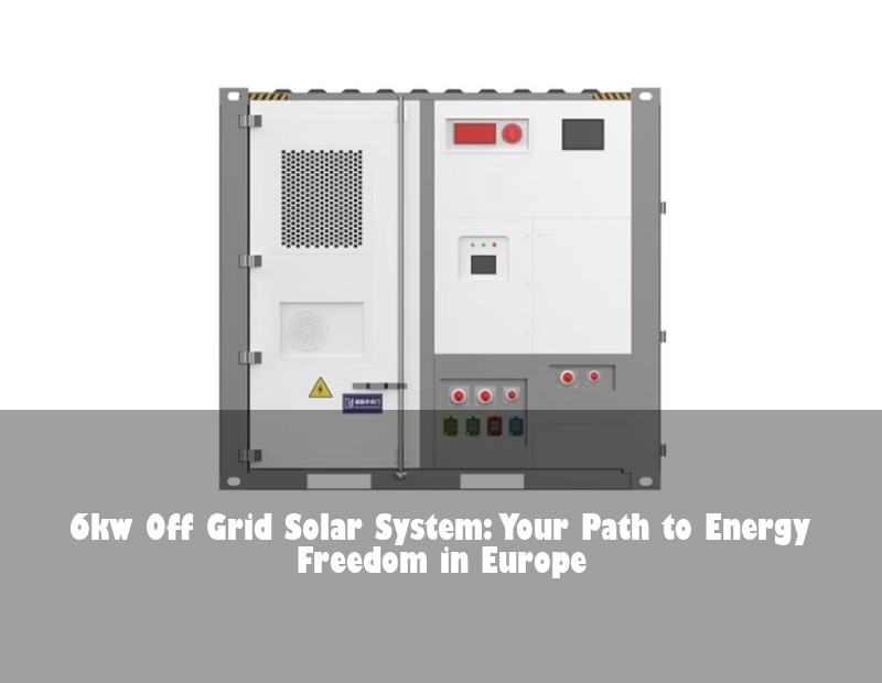 6kw Off Grid Solar System: Your Path to Energy Freedom in Europe