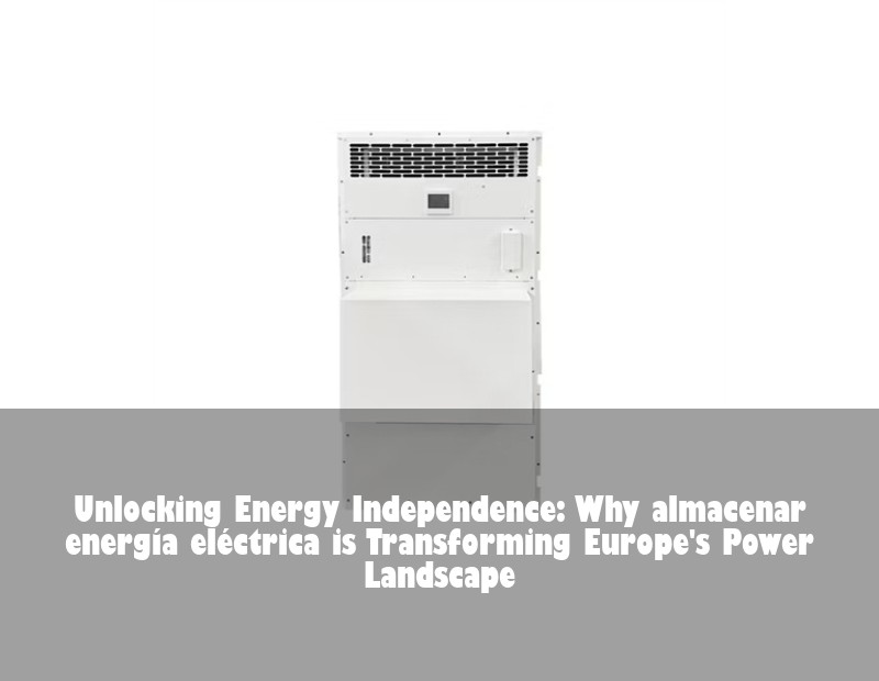 Unlocking Energy Independence: Why almacenar energía eléctrica is Transforming Europe's Power Landscape | Huijue Bess