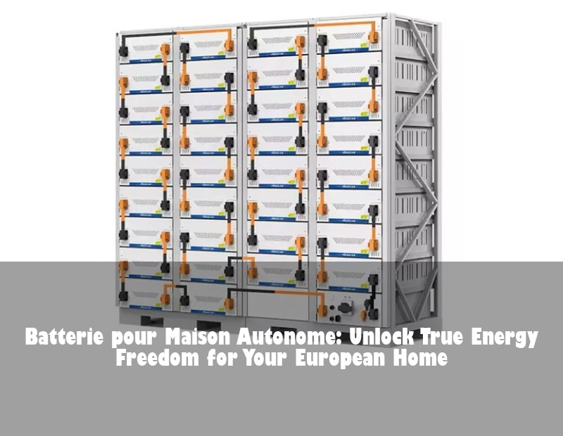 Batterie pour Maison Autonome: Unlock True Energy Freedom for Your European Home