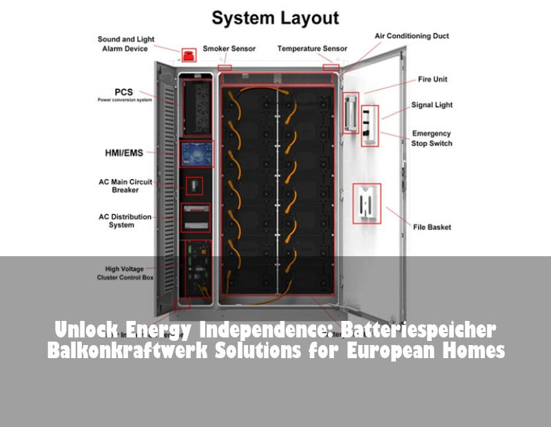 Unlock Energy Independence: Batteriespeicher Balkonkraftwerk Solutions for European Homes