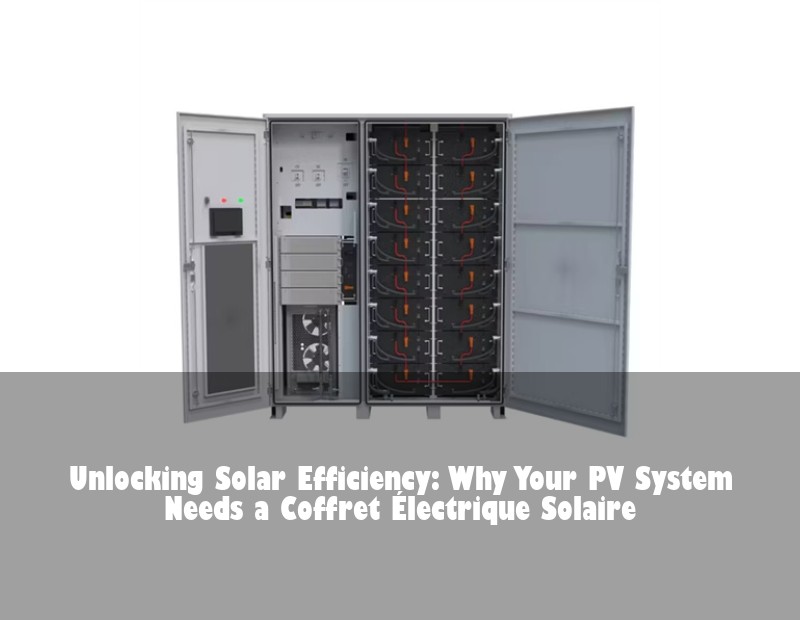 Unlocking Solar Efficiency: Why Your PV System Needs a Coffret Électrique Solaire