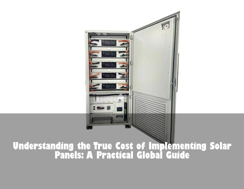 Understanding the True Cost of Implementing Solar Panels: A Practical Global Guide | Huijue Bess