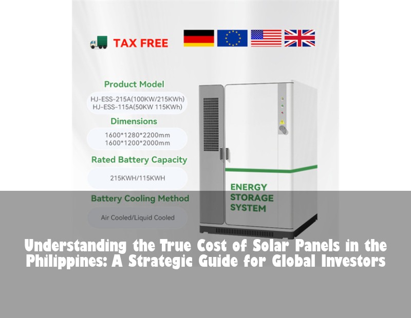 Understanding the True Cost of Solar Panels in the Philippines: A Strategic Guide for Global Investors