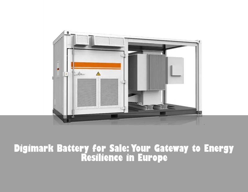 Digimark Battery for Sale: Your Gateway to Energy Resilience in Europe
