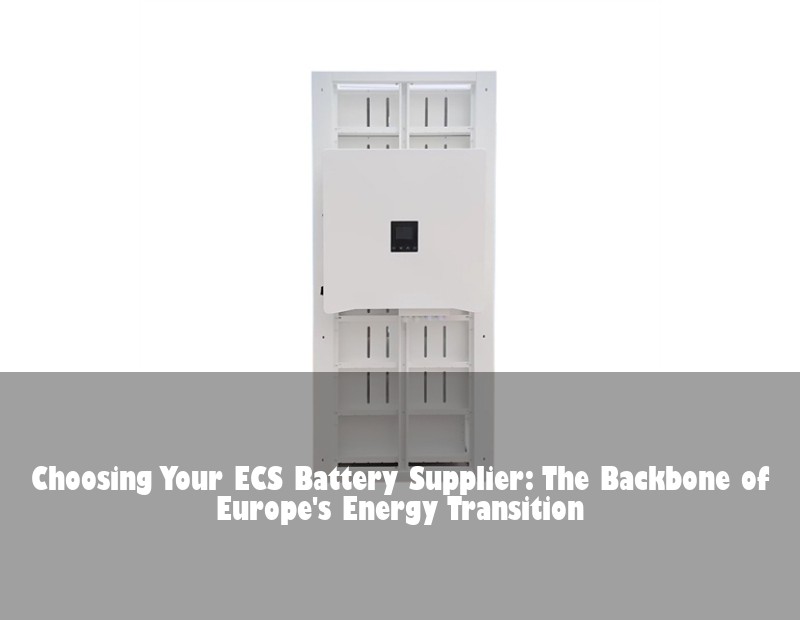 Choosing Your ECS Battery Supplier: The Backbone of Europe's Energy Transition | Huijue Bess