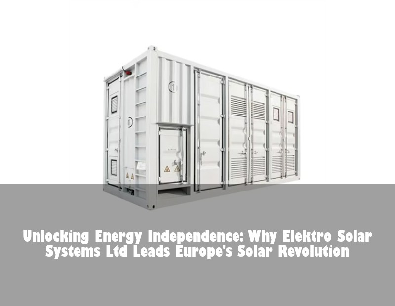 Unlocking Energy Independence: Why Elektro Solar Systems Ltd Leads Europe's Solar Revolution