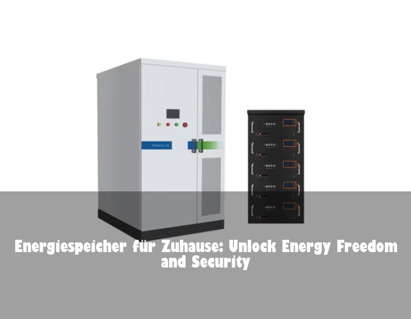 Energiespeicher für Zuhause: Unlock Energy Freedom and Security | Huijue Bess