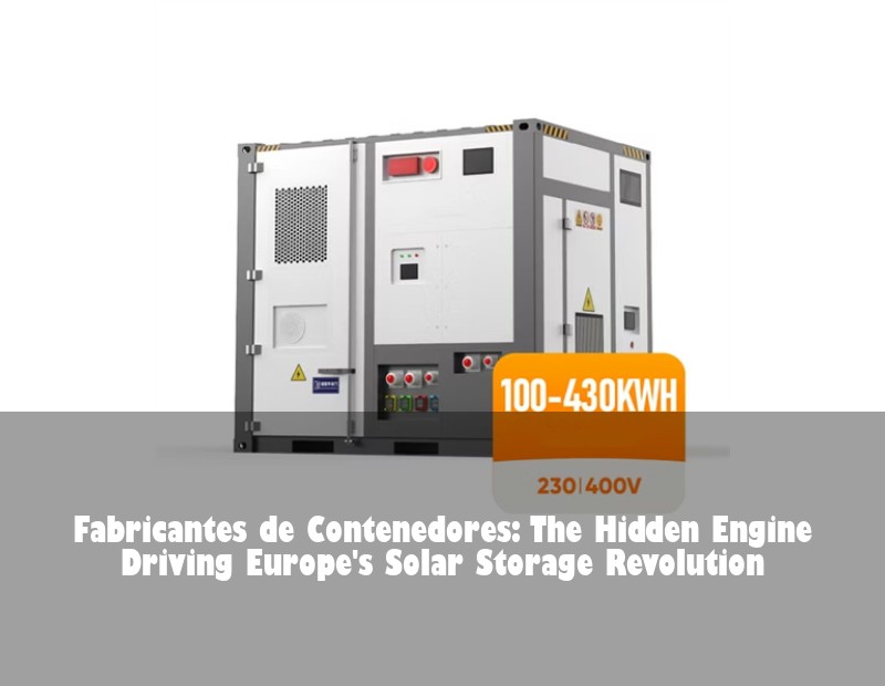 Fabricantes de Contenedores: The Hidden Engine Driving Europe's Solar Storage Revolution | Huijue Bess