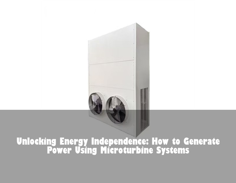 Unlocking Energy Independence: How to Generate Power Using Microturbine Systems | Huijue Bess