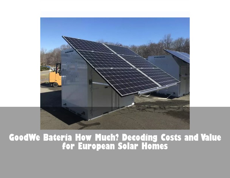 GoodWe Bateria How Much? Decoding Costs and Value for European Solar Homes | Huijue Bess