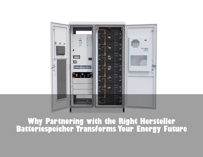 Why Partnering with the Right Hersteller Batteriespeicher Transforms Your Energy Future | Huijue Bess