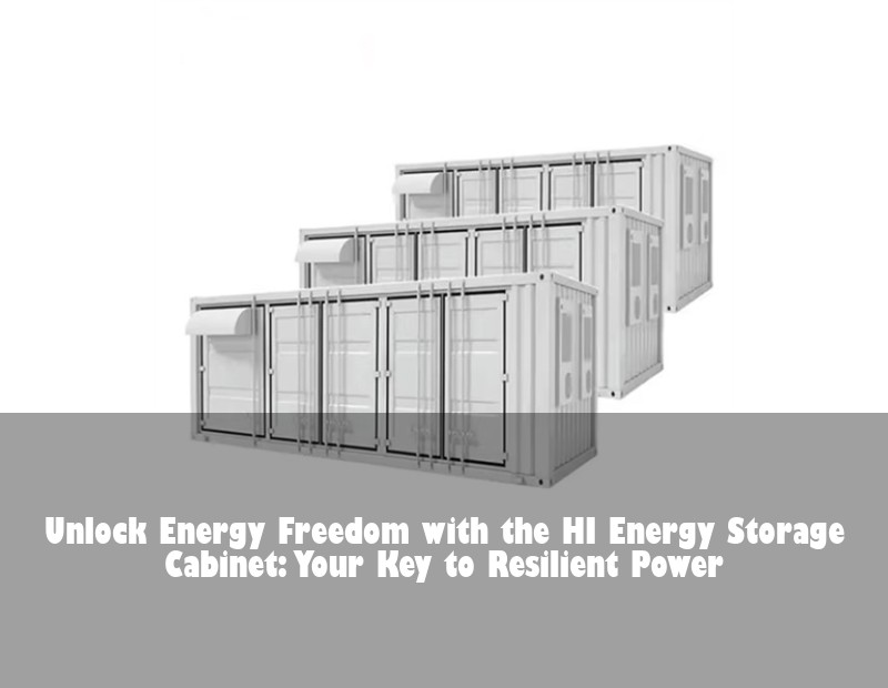 Unlock Energy Freedom with the HI Energy Storage Cabinet: Your Key to Resilient Power