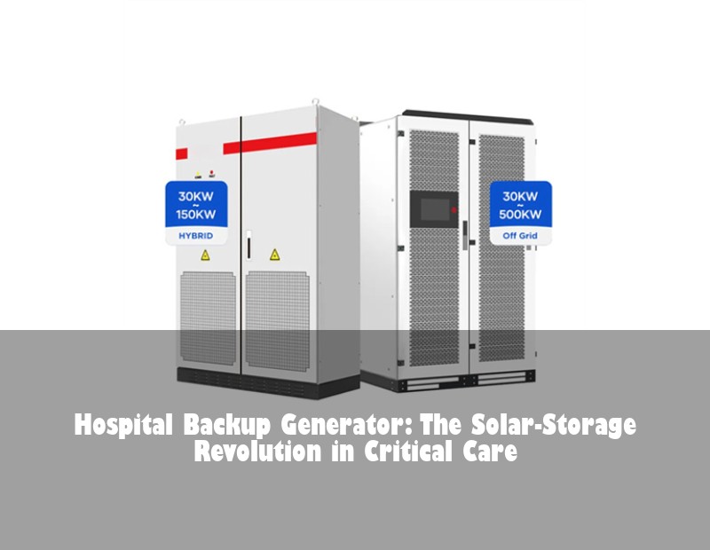 Hospital Backup Generator: The Solar-Storage Revolution in Critical Care