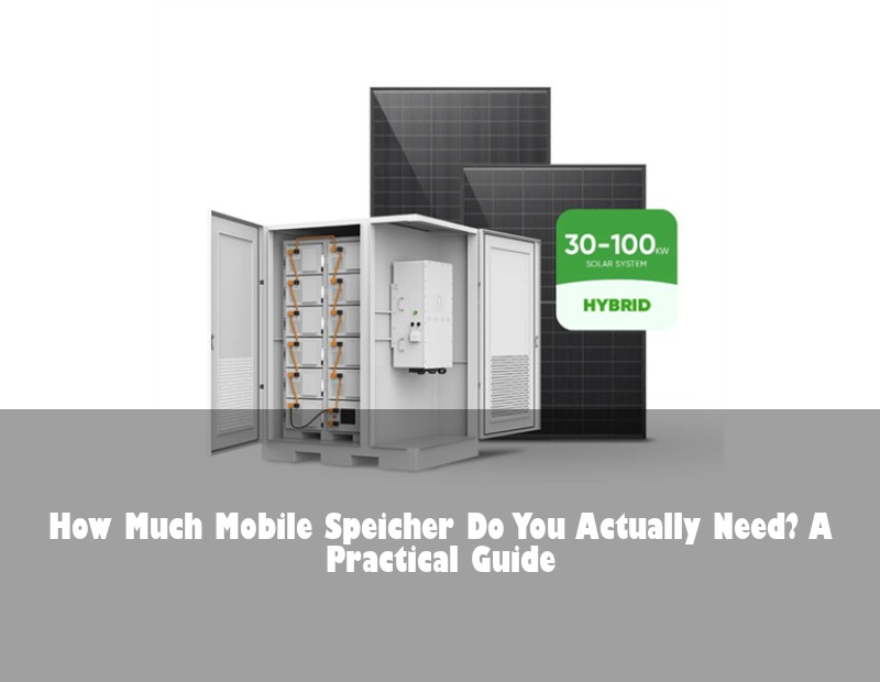 How Much Mobile Speicher Do You Actually Need? A Practical Guide