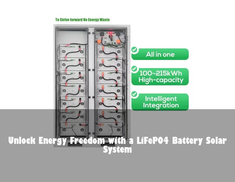 Unlock Energy Freedom with a LiFePO4 Battery Solar System