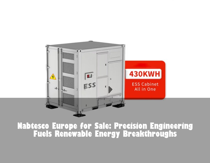 Nabtesco Europe for Sale: Precision Engineering Fuels Renewable Energy Breakthroughs | Huijue Bess