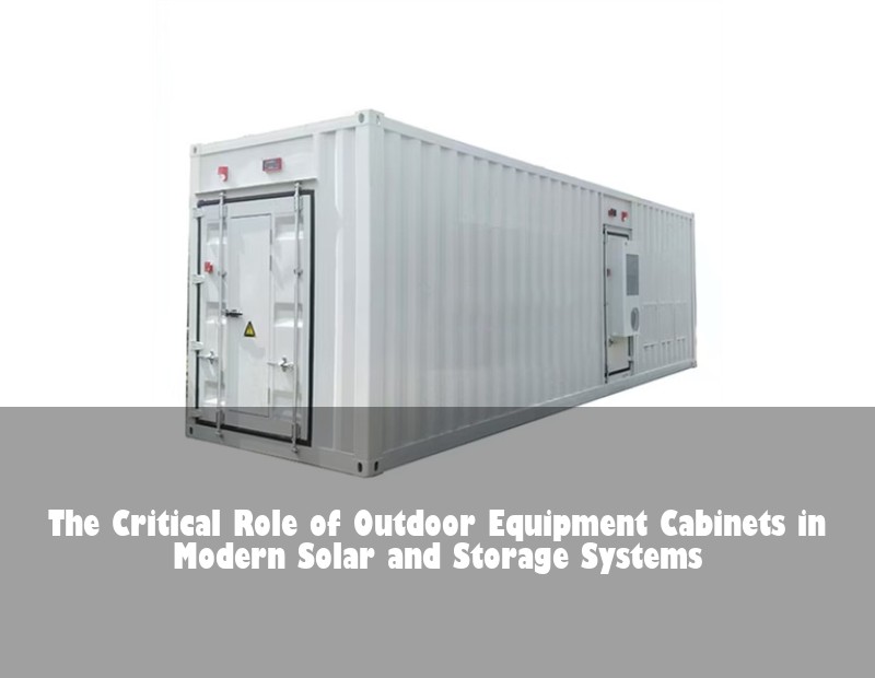 The Critical Role of Outdoor Equipment Cabinets in Modern Solar and Storage Systems | Huijue Bess