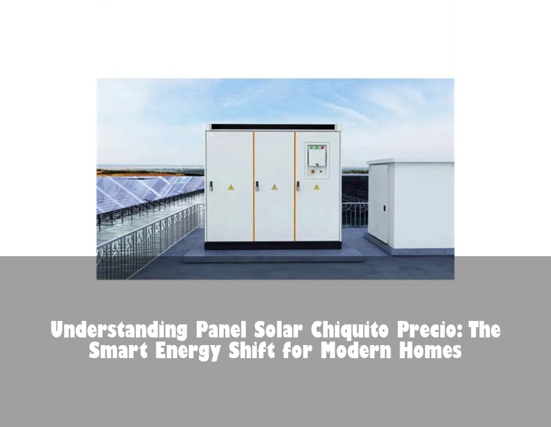 Understanding Panel Solar Chiquito Precio: The Smart Energy Shift for Modern Homes