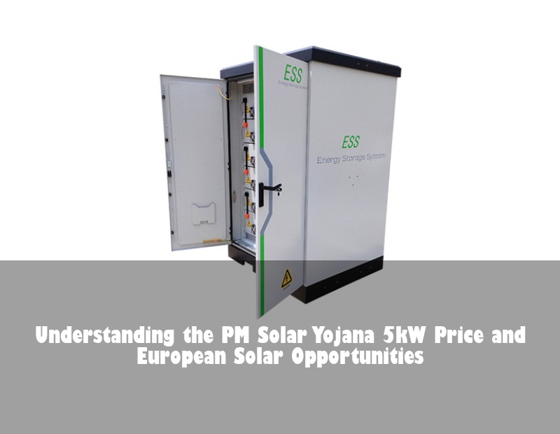 Understanding the PM Solar Yojana 5kW Price and European Solar Opportunities