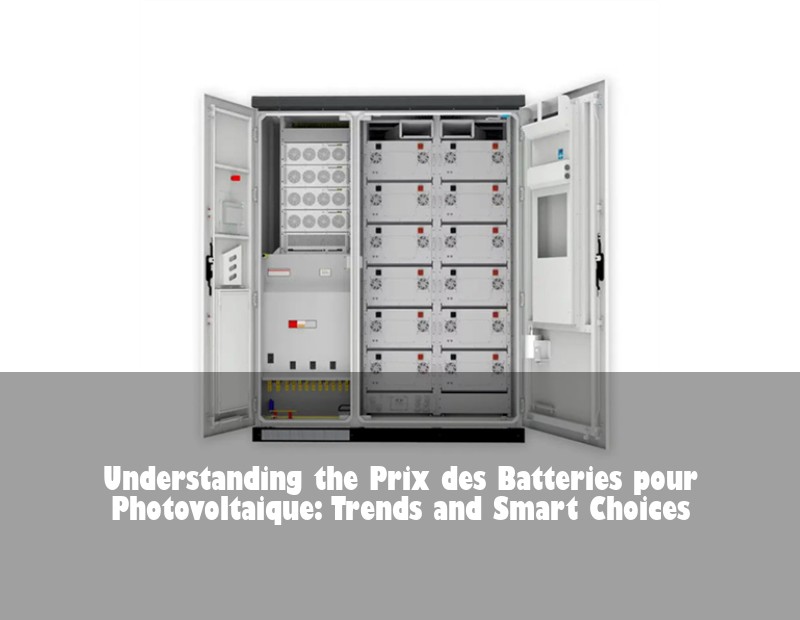 Understanding the Prix des Batteries pour Photovoltaique: Trends and Smart Choices