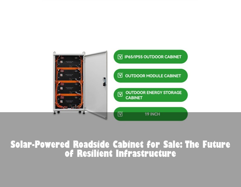 Solar-Powered Roadside Cabinet for Sale: The Future of Resilient Infrastructure