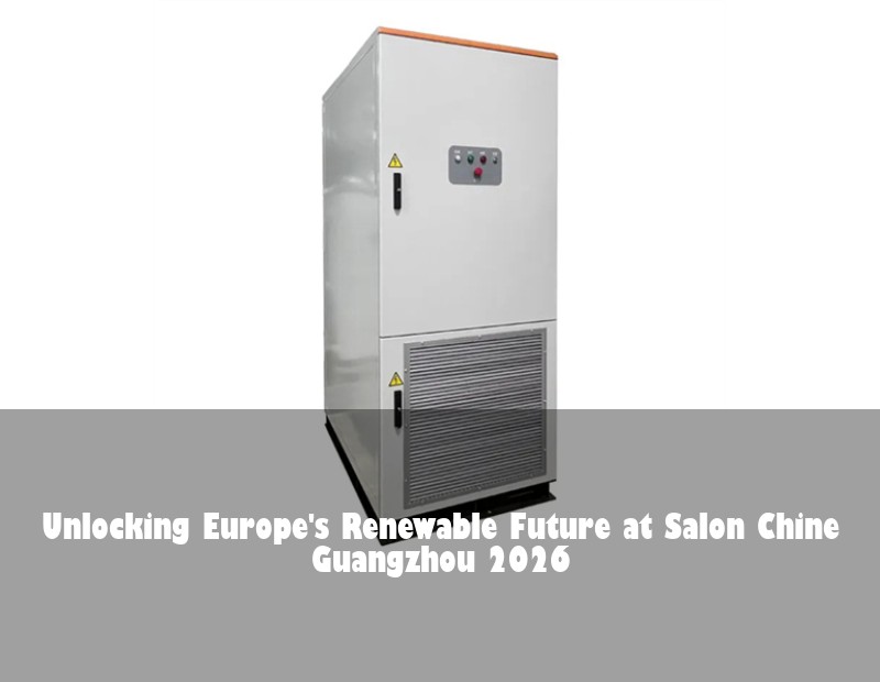 Unlocking Europe's Renewable Future at Salon Chine Guangzhou 2026