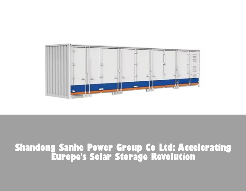 Shandong Sanhe Power Group Co Ltd: Accelerating Europe's Solar Storage Revolution | Huijue Bess
