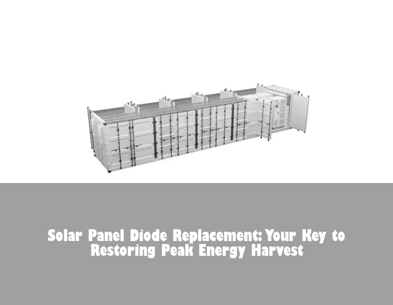 Solar Panel Diode Replacement: Your Key to Restoring Peak Energy Harvest | Huijue Bess