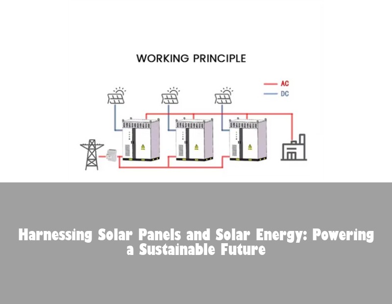 Harnessing Solar Panels and Solar Energy: Powering a Sustainable Future