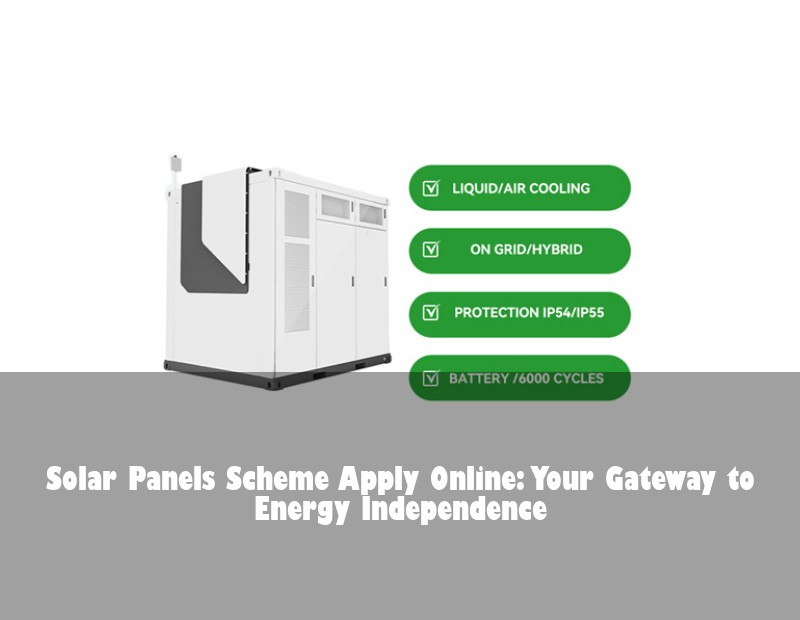 Solar Panels Scheme Apply Online: Your Gateway to Energy Independence