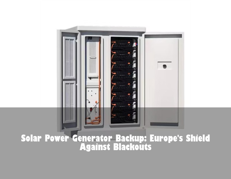 Solar Power Generator Backup: Europe's Shield Against Blackouts