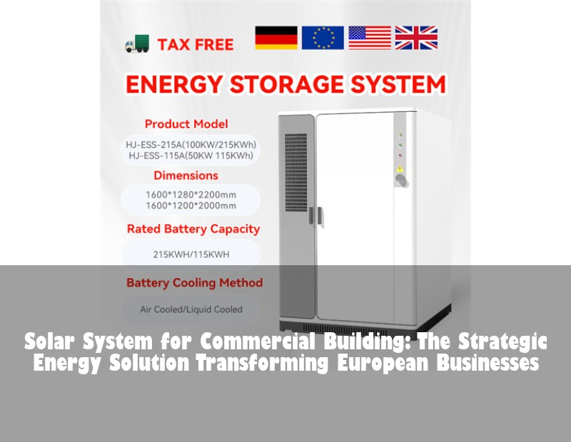 Solar System for Commercial Building: The Strategic Energy Solution Transforming European Businesses | Huijue Bess