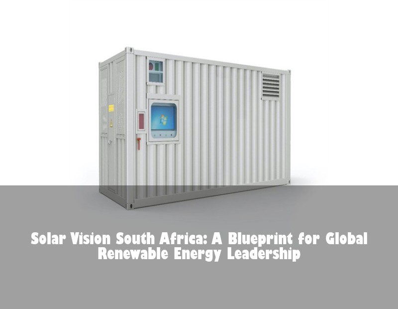 Solar Vision South Africa: A Blueprint for Global Renewable Energy Leadership