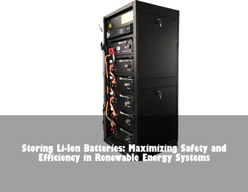 Storing Li-Ion Batteries: Maximizing Safety and Efficiency in Renewable Energy Systems
