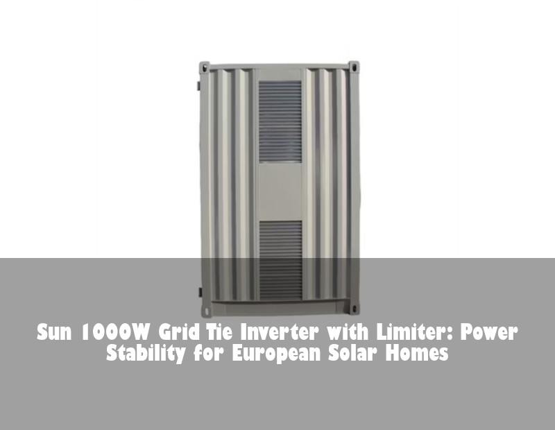 Sun 1000W Grid Tie Inverter with Limiter: Power Stability for European Solar Homes