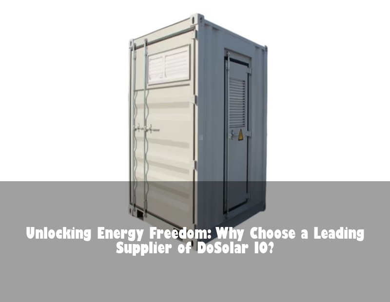 Unlocking Energy Freedom: Why Choose a Leading Supplier of DoSolar IO? | Huijue Bess