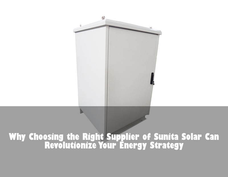 Why Choosing the Right Supplier of Sunita Solar Can Revolutionize Your Energy Strategy