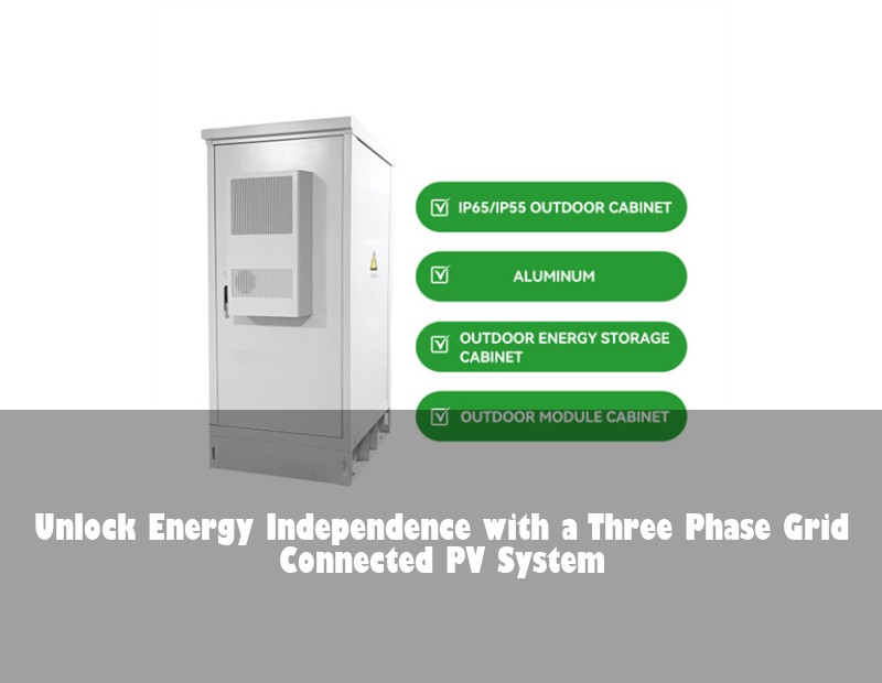 Unlock Energy Independence with a Three Phase Grid Connected PV System | Huijue Bess