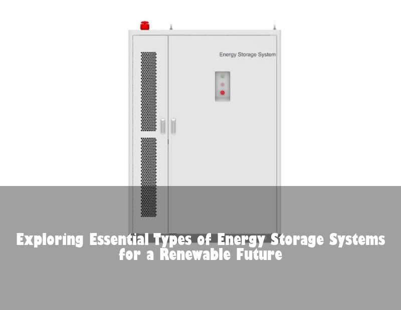 Exploring Essential Types of Energy Storage Systems for a Renewable Future
