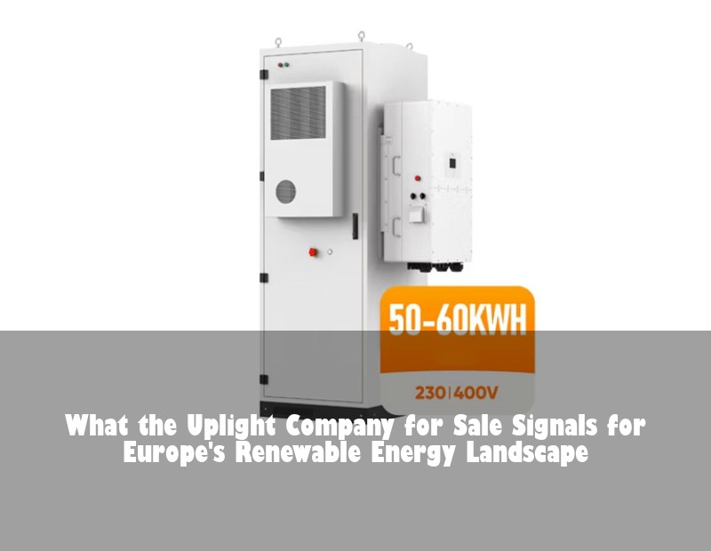 What the Uplight Company for Sale Signals for Europe's Renewable Energy Landscape