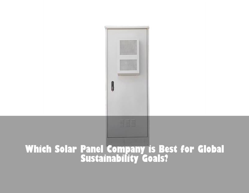 Which Solar Panel Company is Best for Global Sustainability Goals?