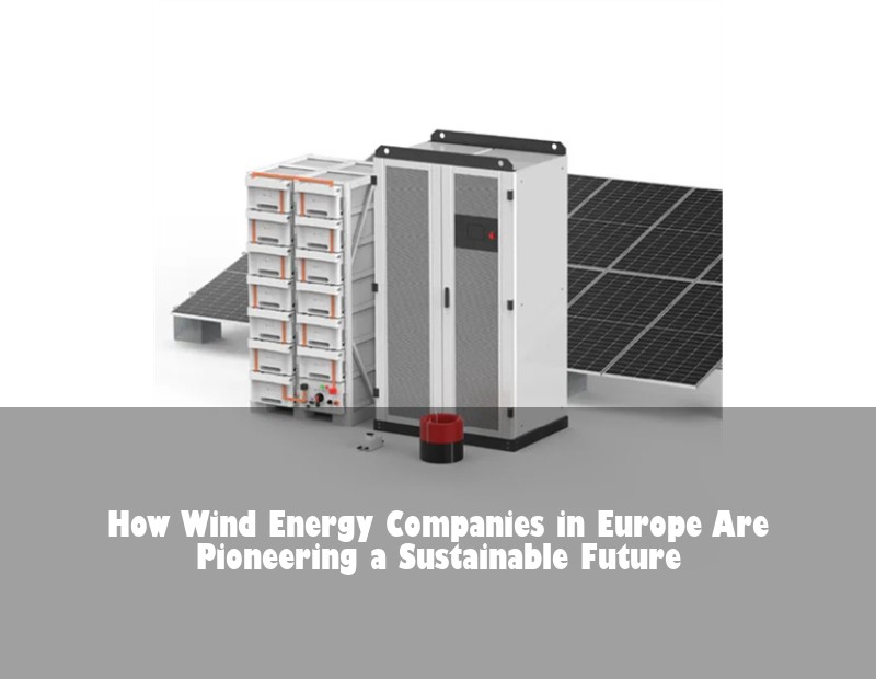 How Wind Energy Companies in Europe Are Pioneering a Sustainable Future