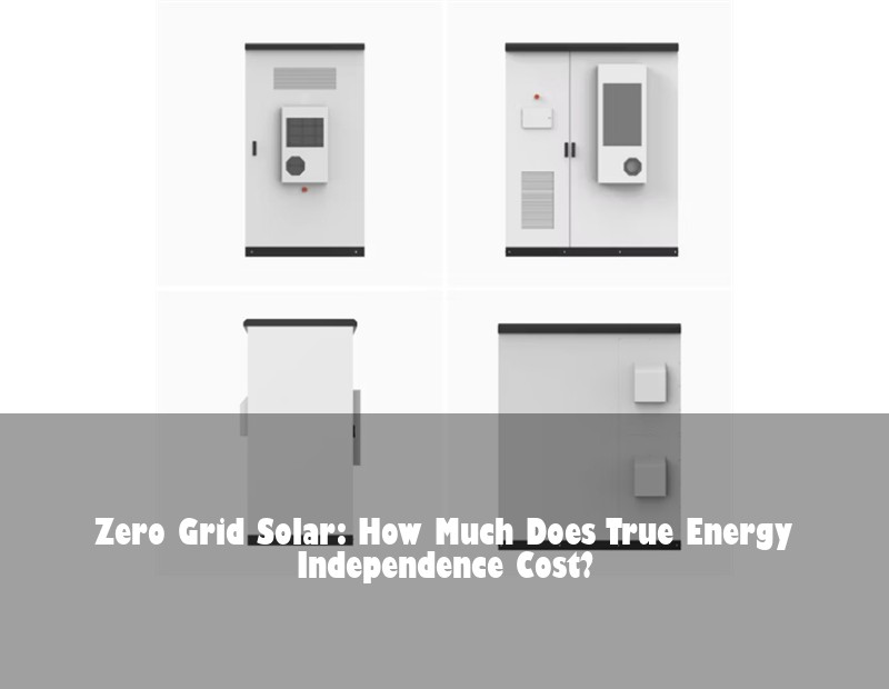 Zero Grid Solar: How Much Does True Energy Independence Cost?
